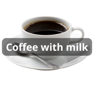 Coffee with milk