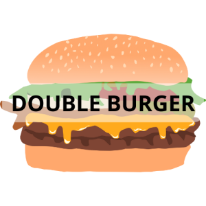 DOUBLE BURGER/دبل تشيز برجر